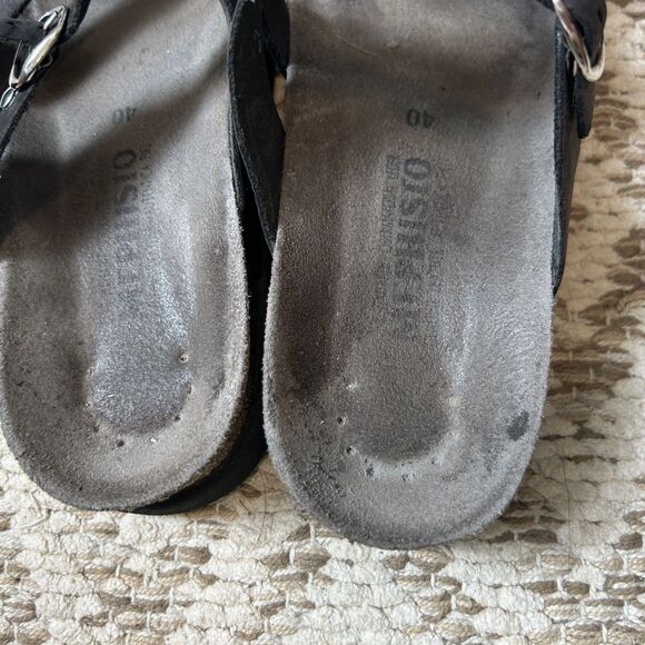 Mephisto Womens Sandals Size 40 Open-toe Black Casual Slip-on - Picture 4 of 11